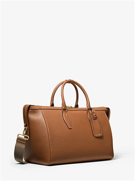 michael kors x007|MKC x 007 Bond Leather Duffel Bag .